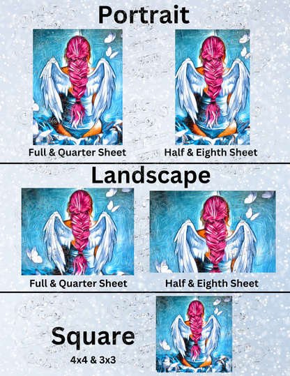 "Silence" by ©Cheryl Carpenter Decorative Diamond Painting Release Papers