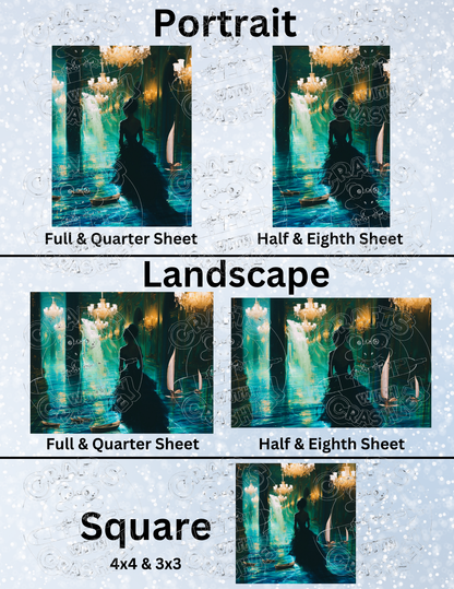 "Abigail" by ©Cheryl Carpenter Decorative Diamond Painting Release Papers