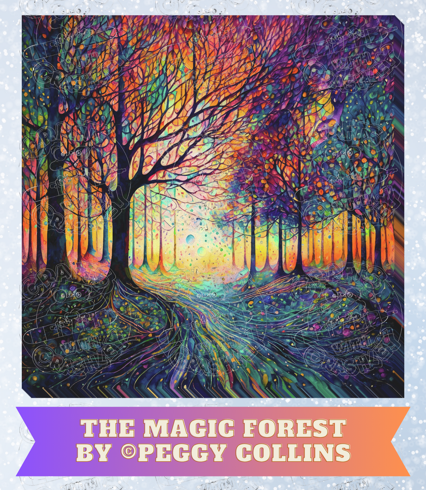 "The Magic Forest" by ©Peggy Collins Premium Decorative Release Papers for Diamond Painting