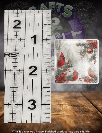 "Winter Cardinal Wishes" Premium Accessories for Diamond Painting