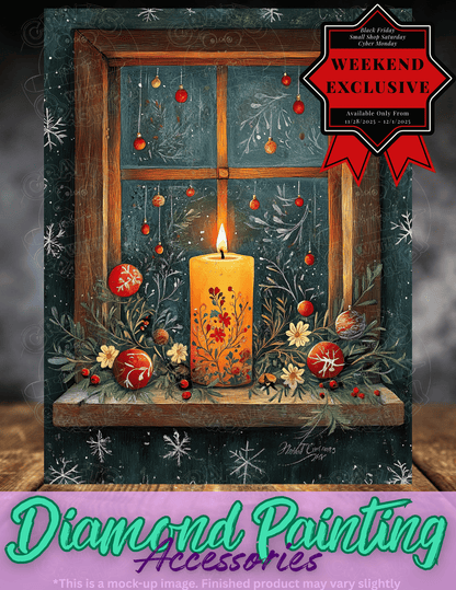 "Winter Glow Reflections" Premium Accessories for Diamond Painting
