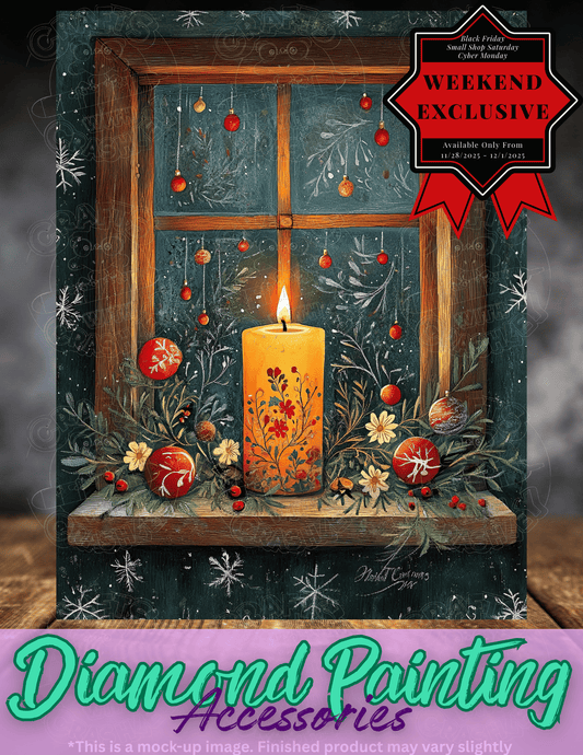 "Winter Glow Reflections" Premium Accessories for Diamond Painting