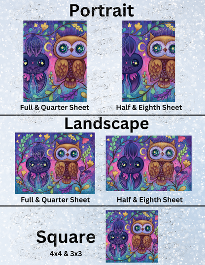 "Komori No Fukumo" by ©Jeremiah Ketner Premium Decorative Release Papers for Diamond Painting