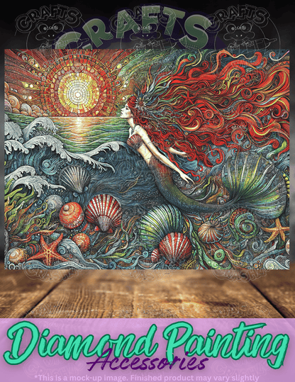 "Sunset Mermaid" by ©Peggy Collins Premium Accessories for Diamond Painting