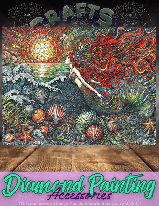 "Sunset Mermaid" by ©Peggy Collins Premium Accessories for Diamond Painting