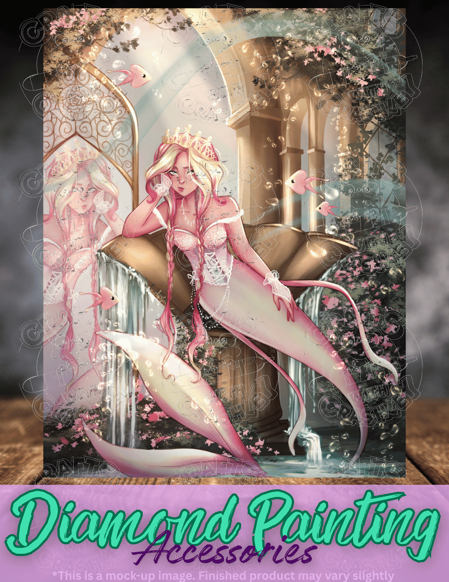 "The Underwater Castle" by ©Femke Deborah Premium Accessories for Diamond Painting