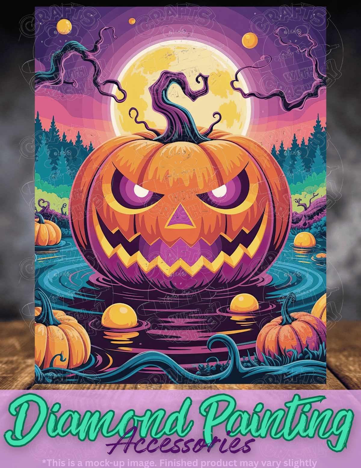 "Jack-O-Lantern Lagoon" Premium Accessories for Diamond Painting