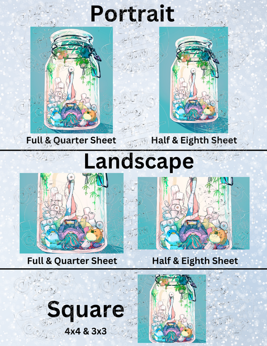 "Toilet Paper & Gaming" by ©Yuumei Premium Decorative Release Papers for Diamond Painting