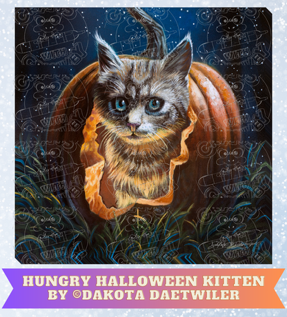 Product Bundle "Hungry Halloween Kitten" by ©Dakota Daetwiler