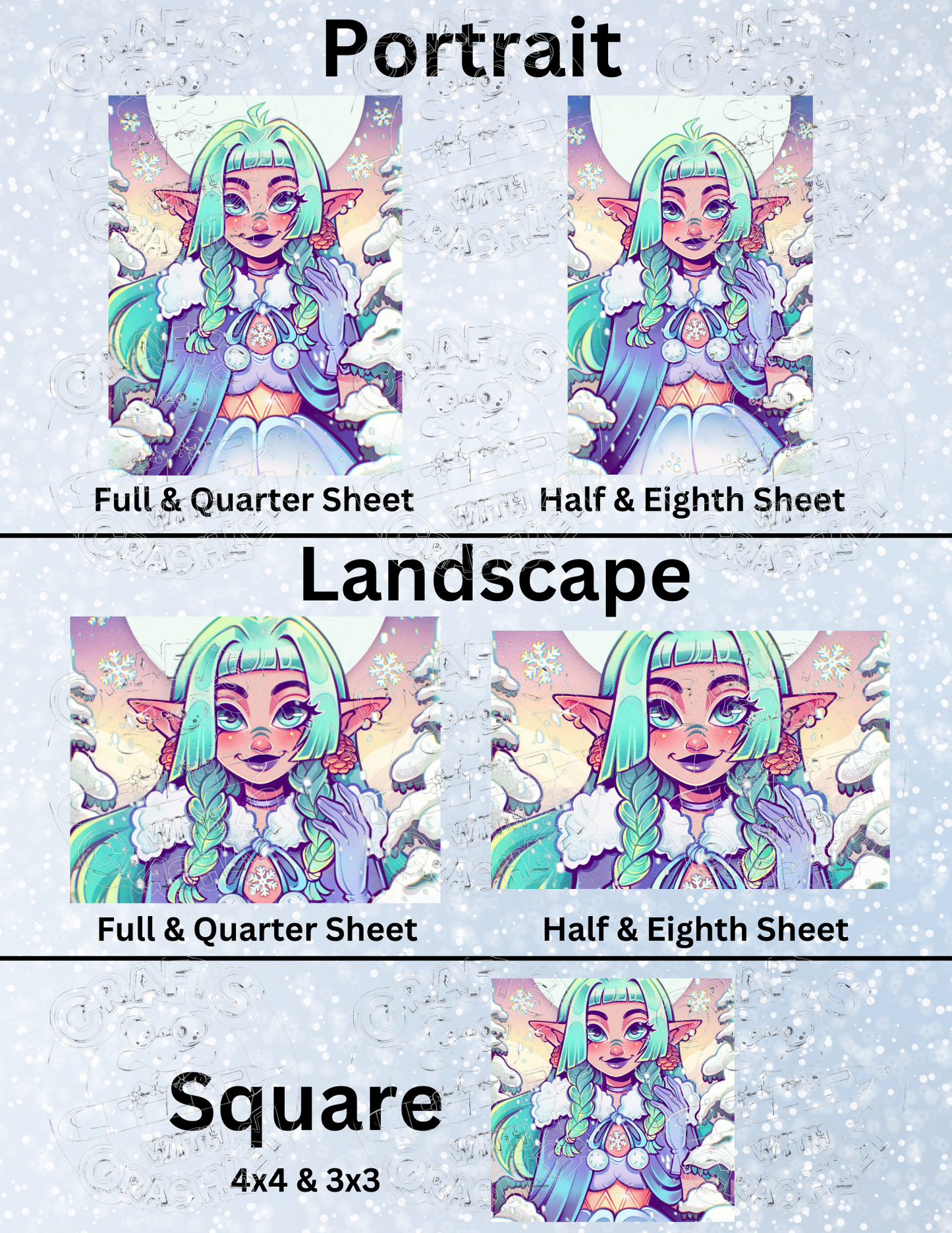 Product Bundle "Winter Elf" by ©Mrs Butter D