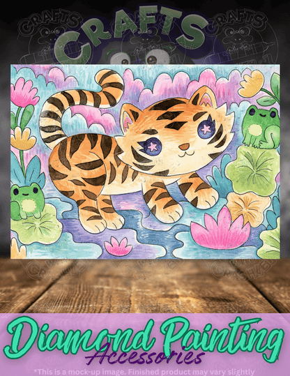 "Tiger Lilly Pond" by ©Jeremiah Ketner Premium Accessories for Diamond Painting
