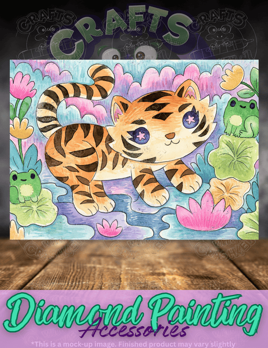 "Tiger Lilly Pond" by ©Jeremiah Ketner Premium Accessories for Diamond Painting