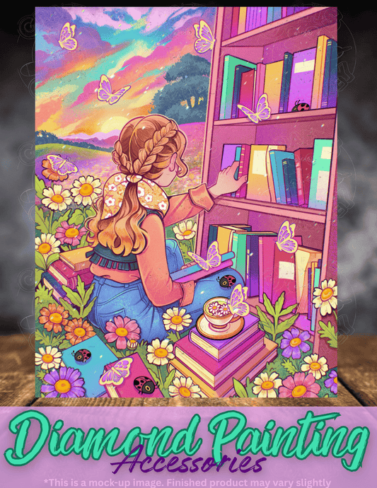 "The Spring Reader" by ©Mrs Butter D Premium Accessories for Diamond Painting