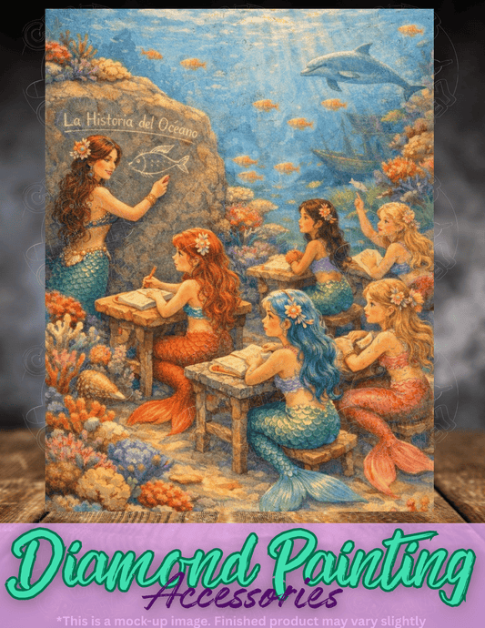 "School of Mermaids" by ©RedNiN Gallery Premium Accessories for Diamond Painting