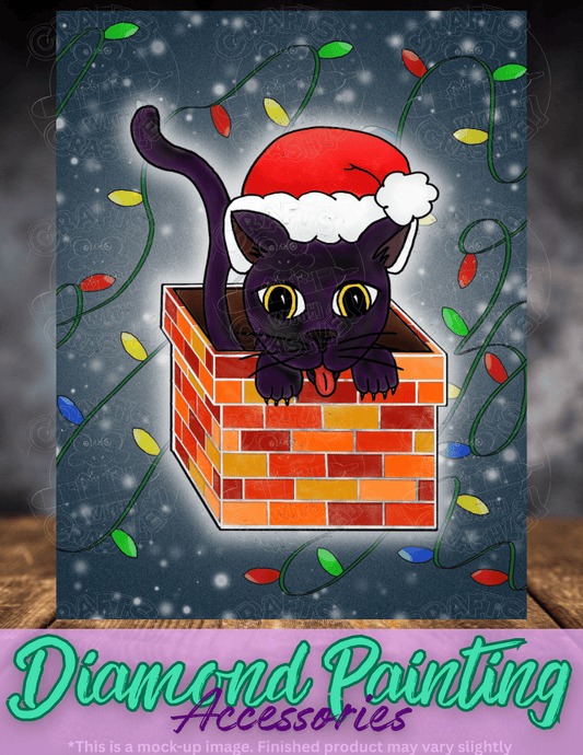 "Santa Kitty" by ©Kaleena Kollmeier Premium Accessories for Diamond Painting