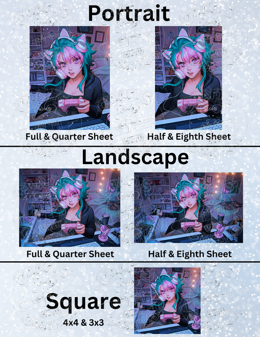 "WTF Moment" by ©Ivy Dolamore Premium Decorative Release Papers for Diamond Painting