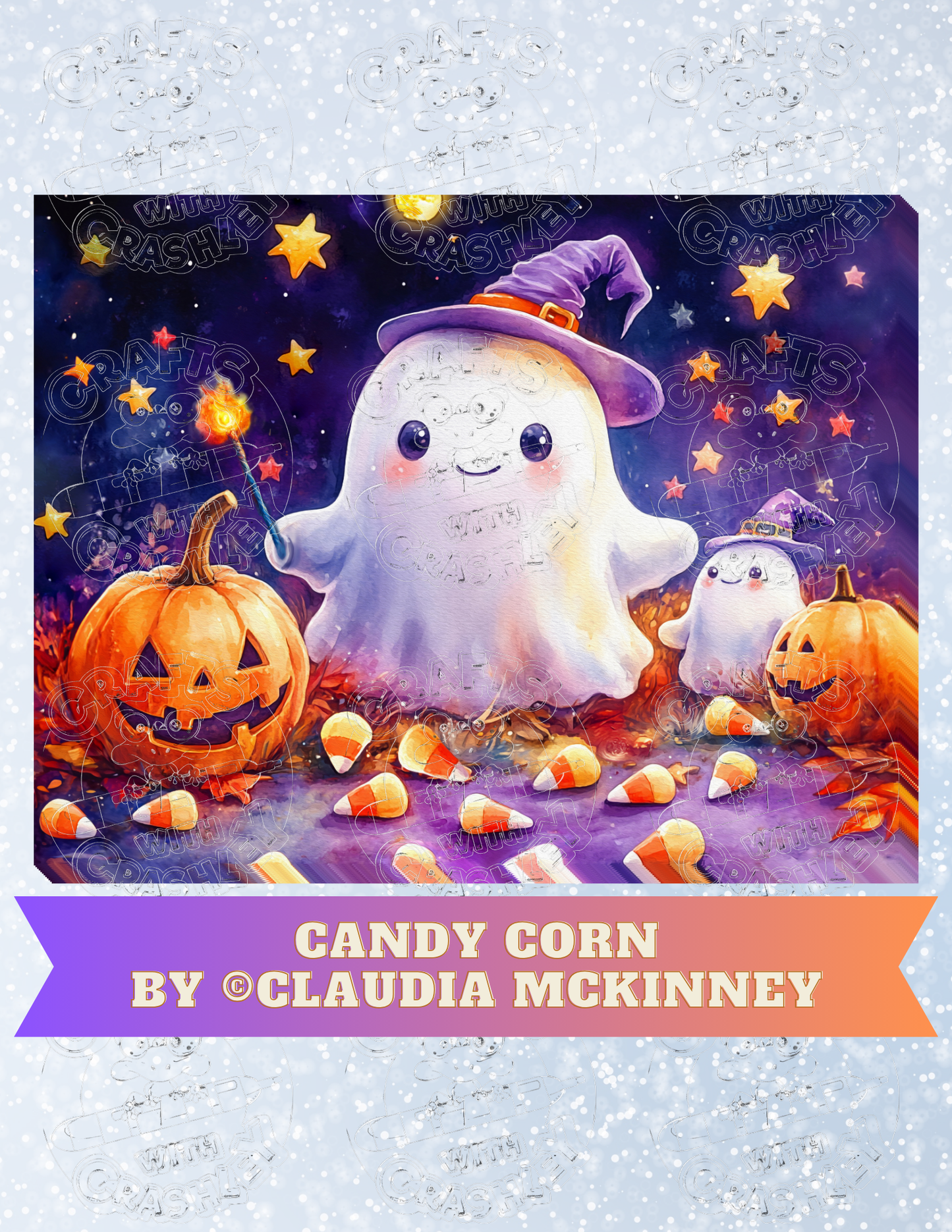 "Candy Corn" by ©Claudia McKinney Premium Decorative Release Papers for Diamond Painting