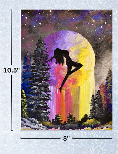 "Moon Rapture" by ©Deborah Malcolm Decorative Diamond Painting Release Papers