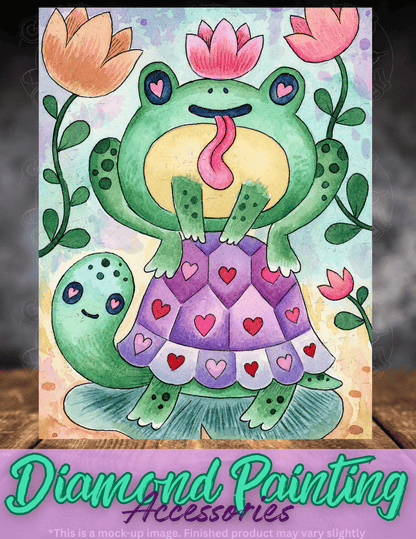 "Frog and Turtle" by ©Jeremiah Ketner Premium Accessories for Diamond Painting