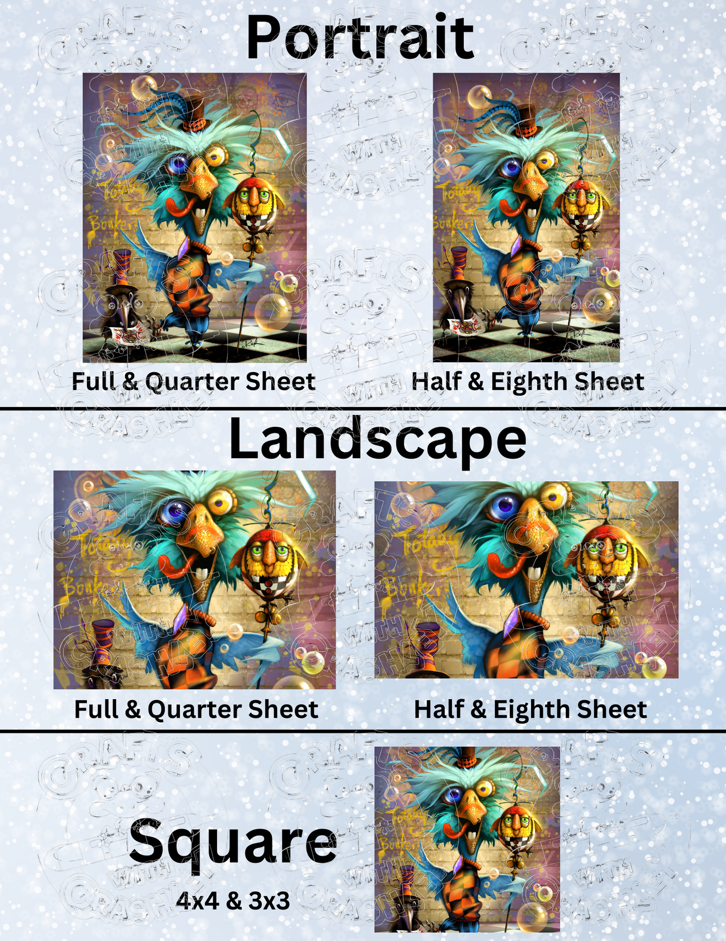 "Louie" by ©Richard Lorenz Premium Decorative Release Papers for Diamond Painting