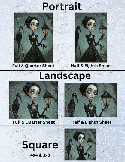 "Fog at Twilight" by ©Auclair Studio Premium Decorative Release Papers for Diamond Painting