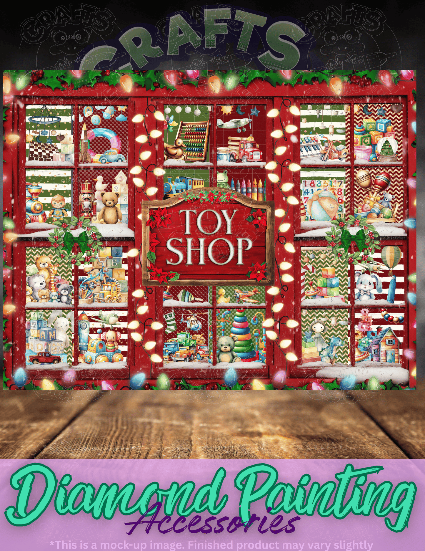 "Toy Shop" by ©Catriona Crehan Premium Accessories for Diamond Painting