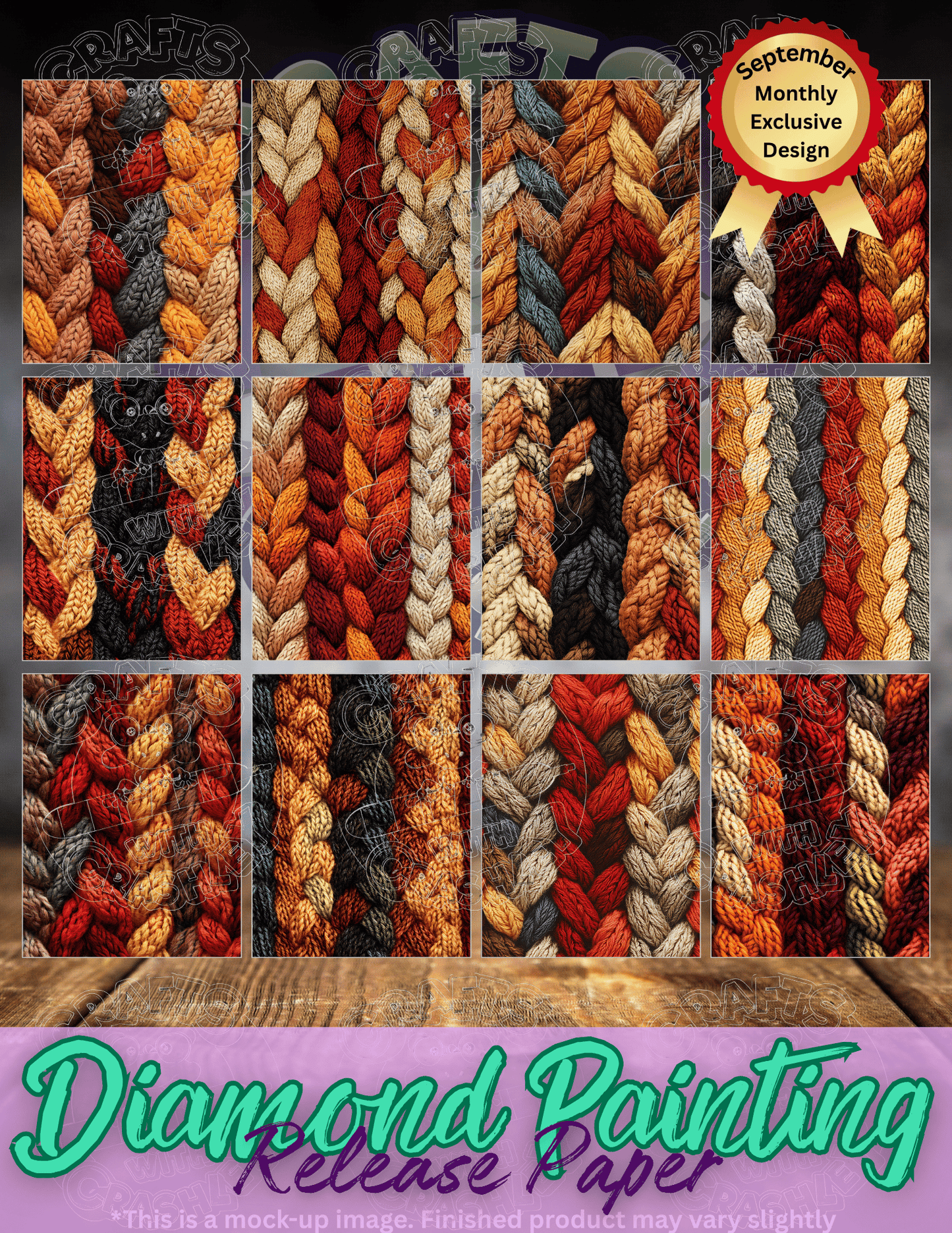 Woven in Warmth Combo Pack Premium Release Paper for Diamond Painting