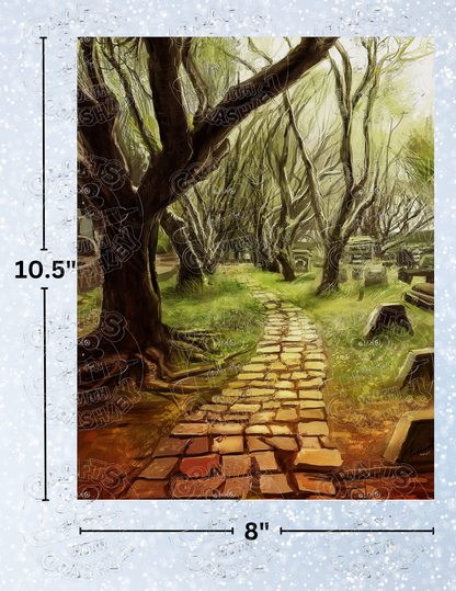 "Forest Path" By ©Anthony Christou Decorative Diamond Painting Release Papers