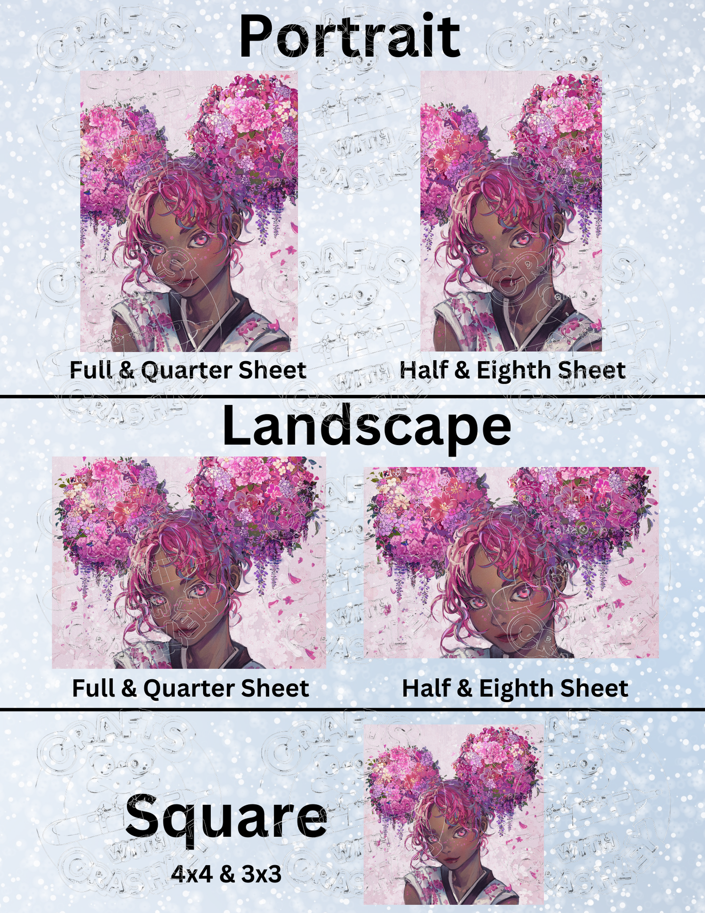 Product Bundle "Flower Buns" by ©Yuumei