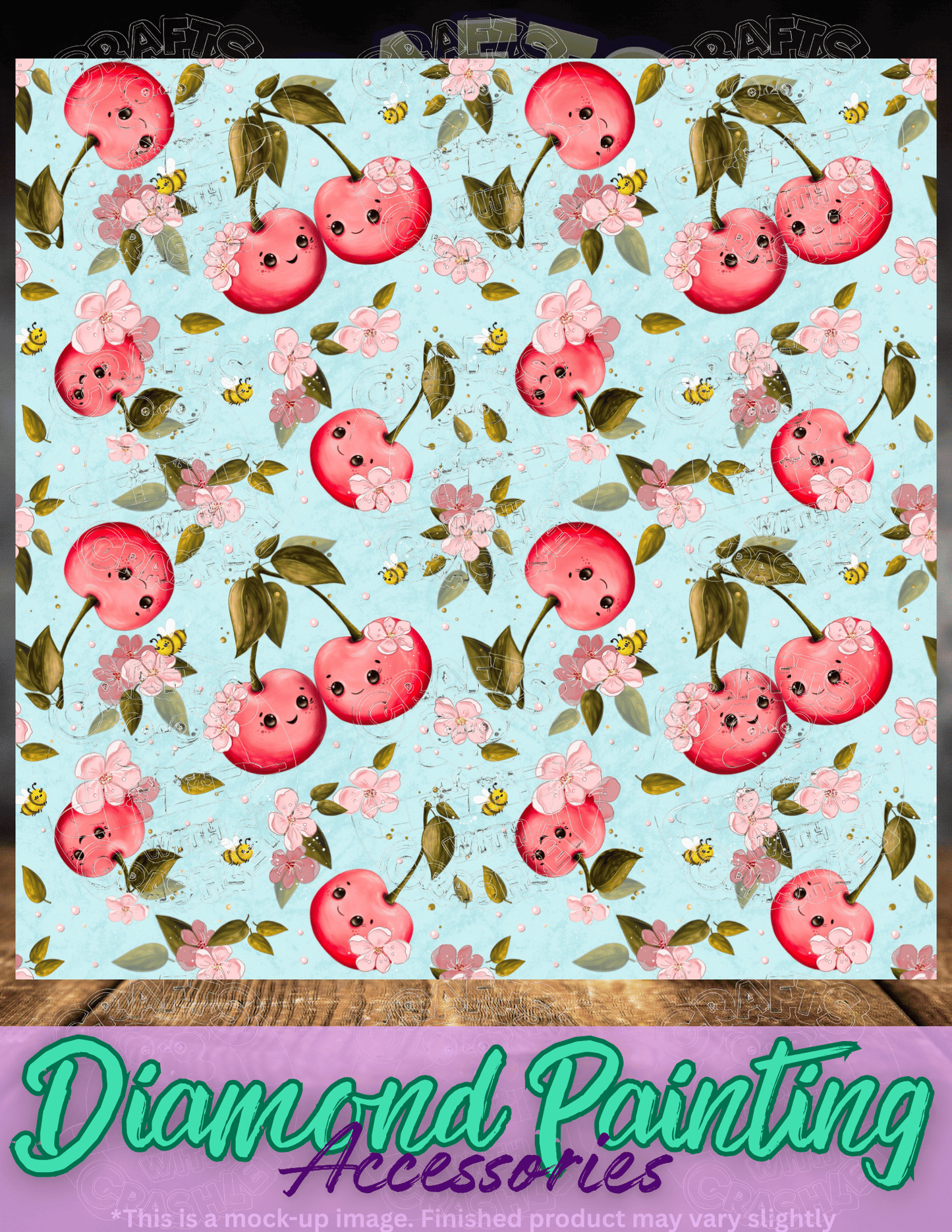 "Cherry Babies" by ©Karii Creates Premium Accessories for Diamond Painting