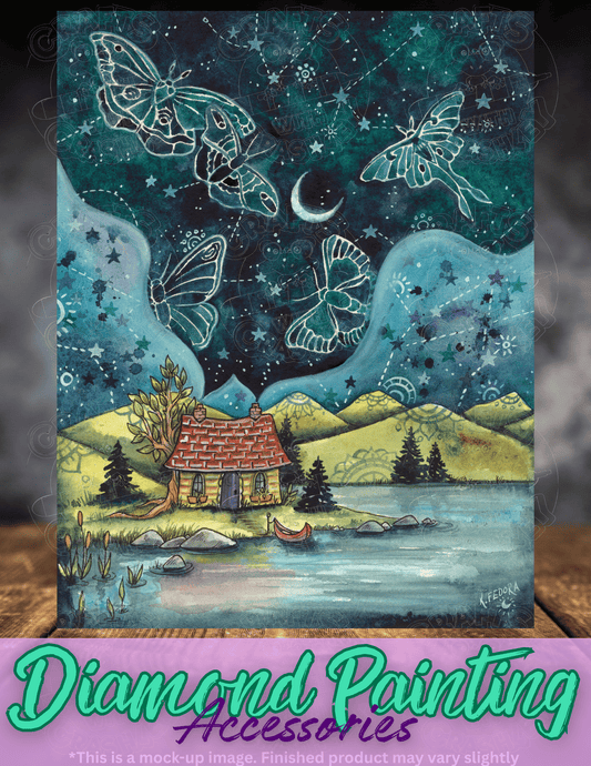 "Big Skies" by ©Kat Fedora Premium Accessories for Diamond Painting