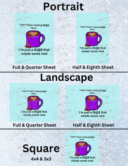 Product Bundle "Bi@$ Face" by ©Mrs Coffee