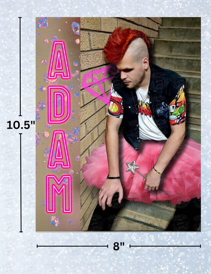 "Rockstar Adam" Decorative Diamond Painting Release Papers