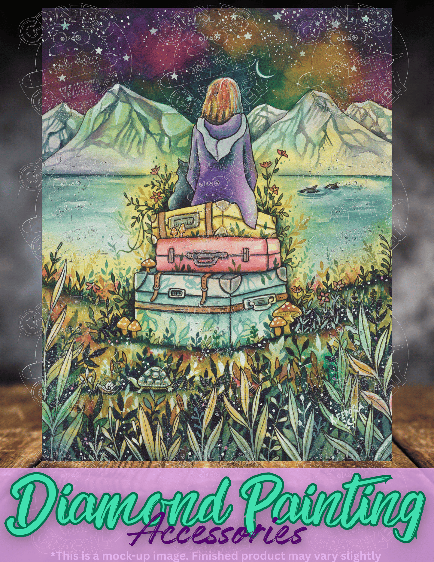 "Adrift but not Lost" by ©Kat Fedora Premium Accessories for Diamond Painting