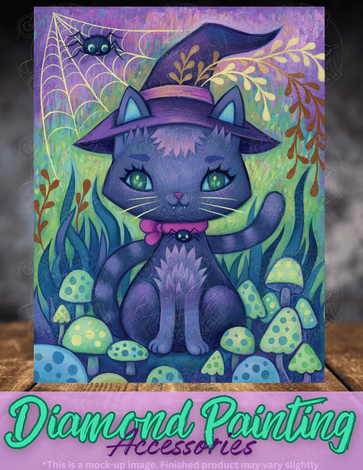 "The Witch's Cat" by ©Jeremiah Ketner Premium Accessories for Diamond Painting