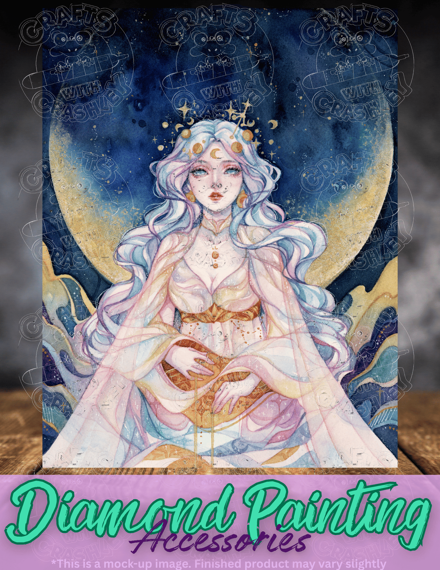 "Lunar Goddess" by ©Margaret Morales Premium Accessories for Diamond Painting