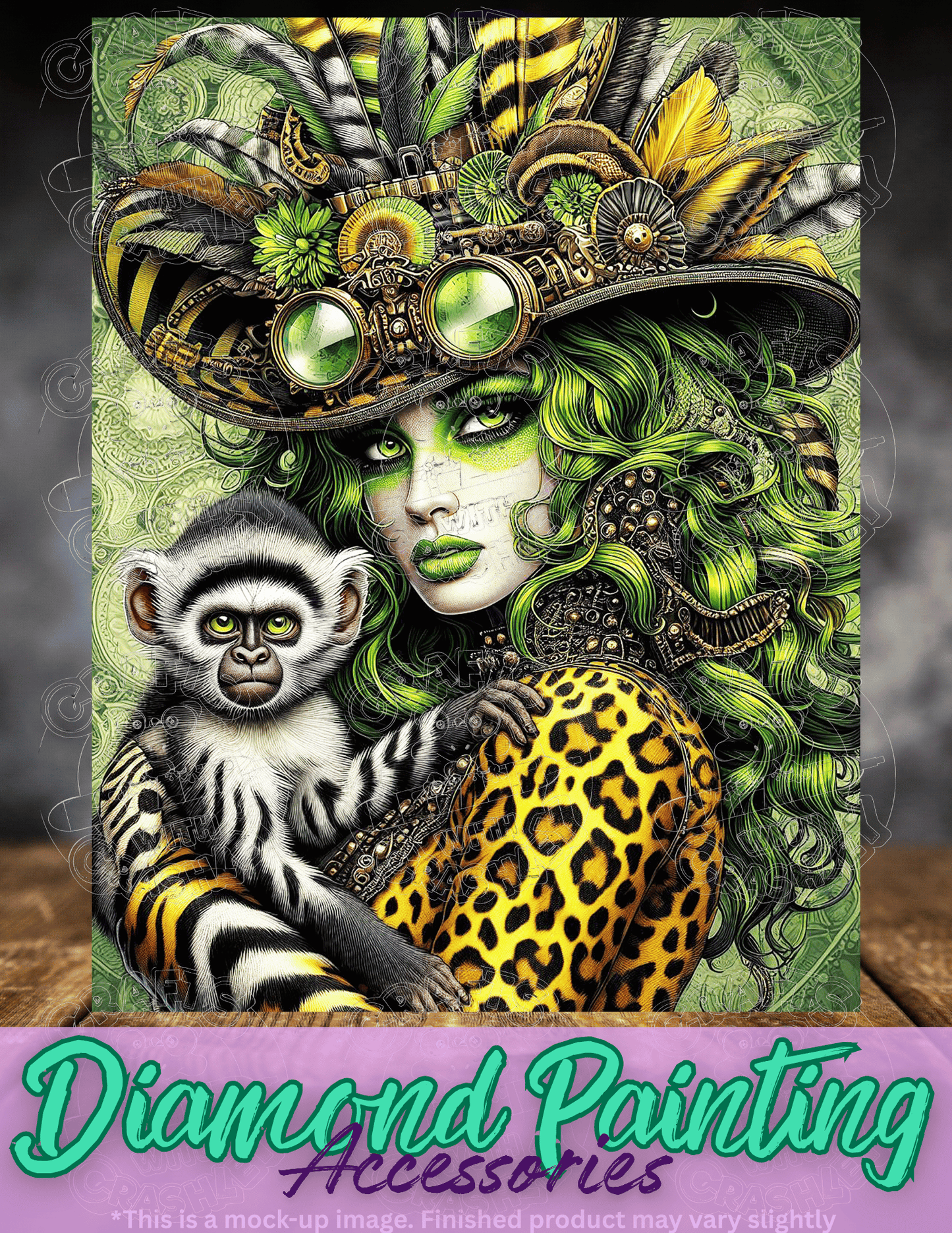 "Jungle Enchantress" by ©Kelly Reins Premium Accessories for Diamond Painting