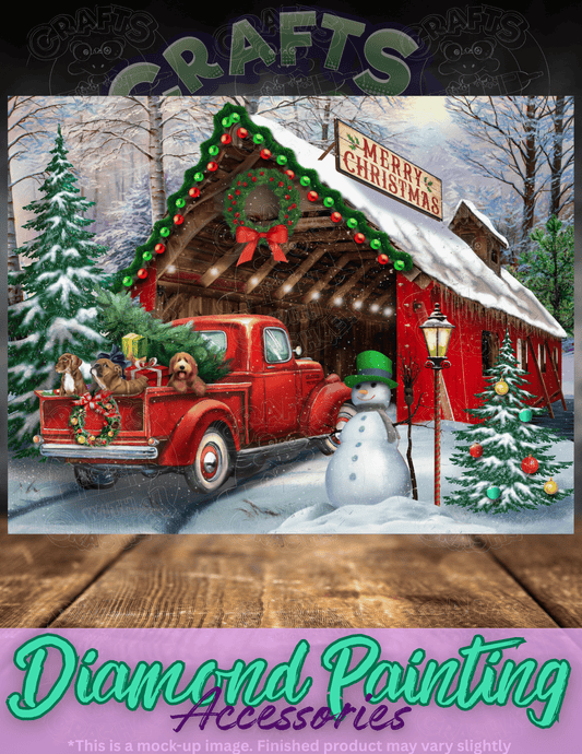 "Going Home for Christmas" by ©Tom Wood Premium Accessories for Diamond Painting