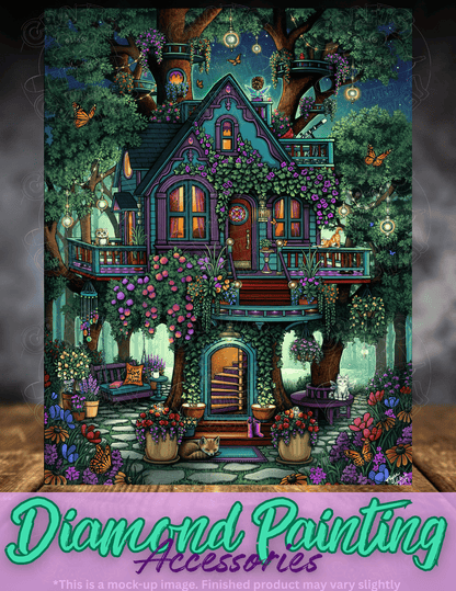 "Love Lives Here" by ©Myka Jelina Premium Accessories for Diamond Painting