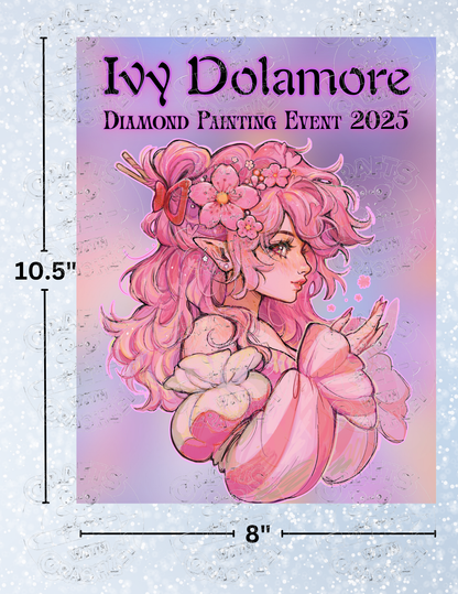 "Ivy Dolamore Diamond Painting Event 2025" By ©Ivy Dolamore Decorative Diamond Painting Release Papers