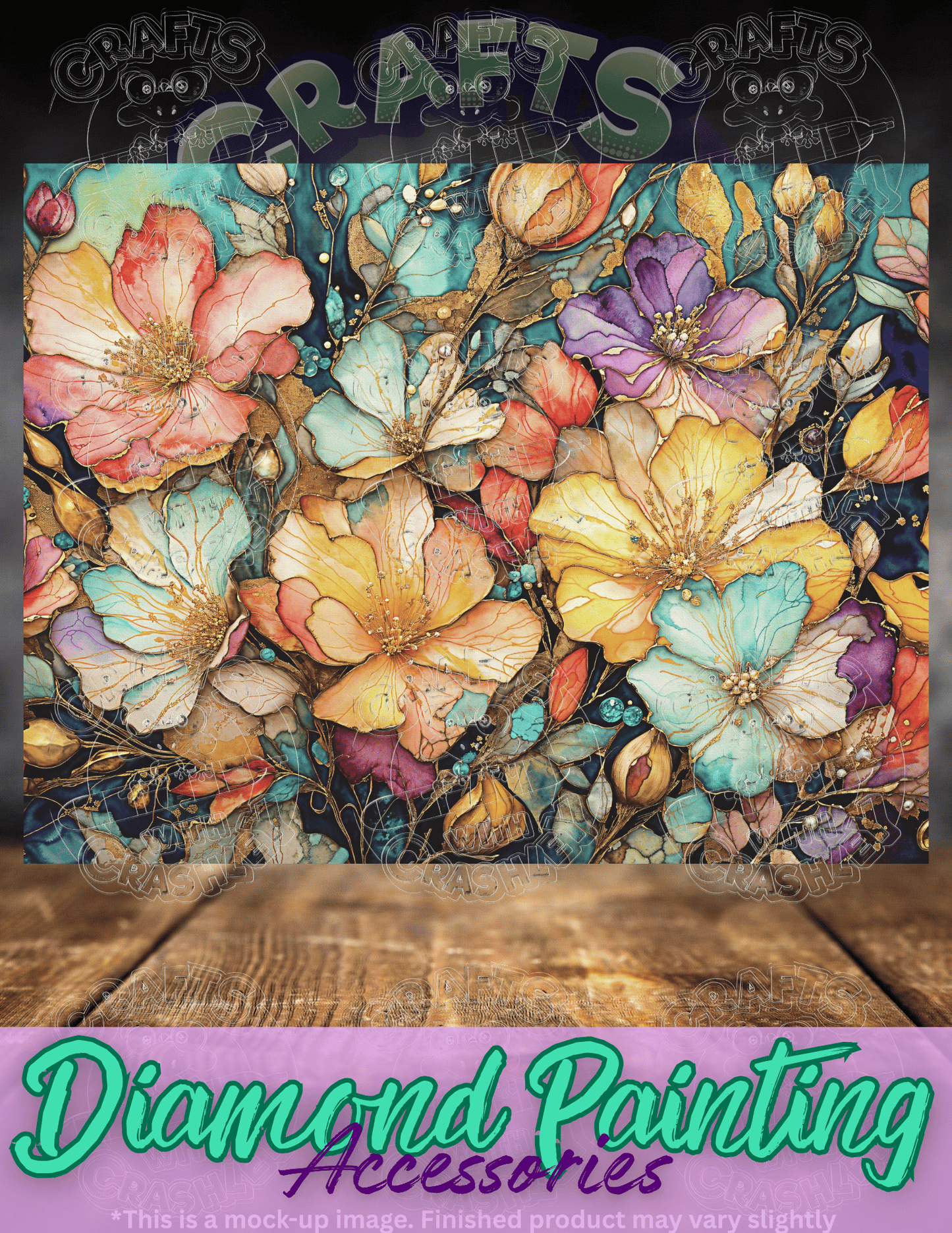 "Fancy Flower Garden" by ©Peggy Collins Premium Accessories for Diamond Painting