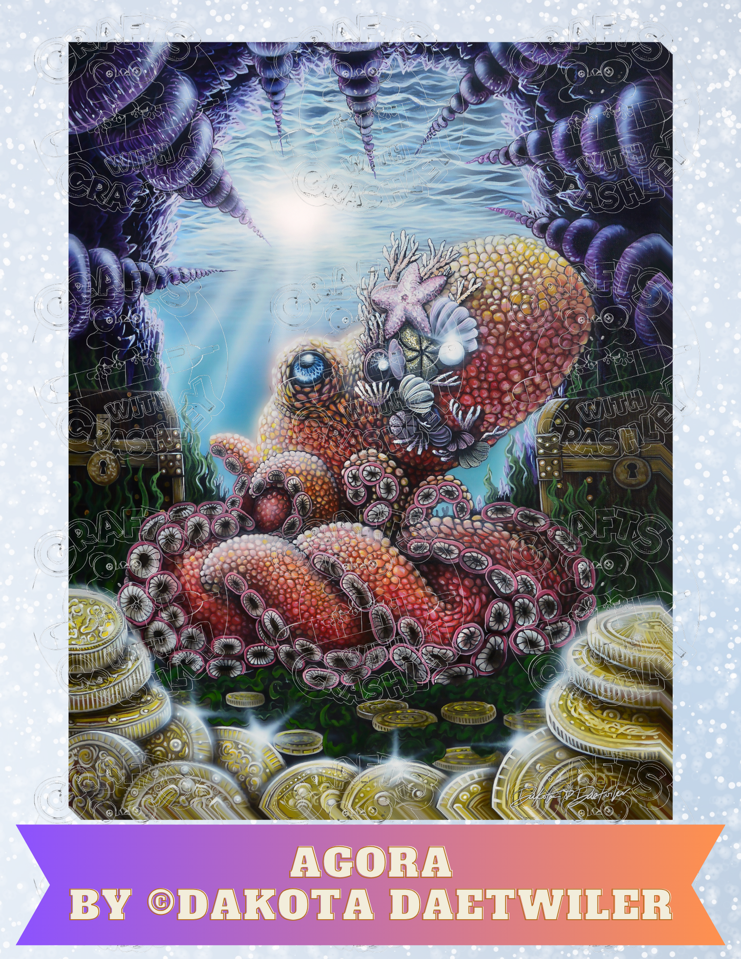 "Agora" by ©Dakota Daetwiler Premium Decorative Release Papers for Diamond Painting