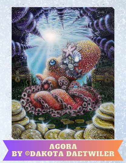 "Agora" by ©Dakota Daetwiler Premium Decorative Release Papers for Diamond Painting