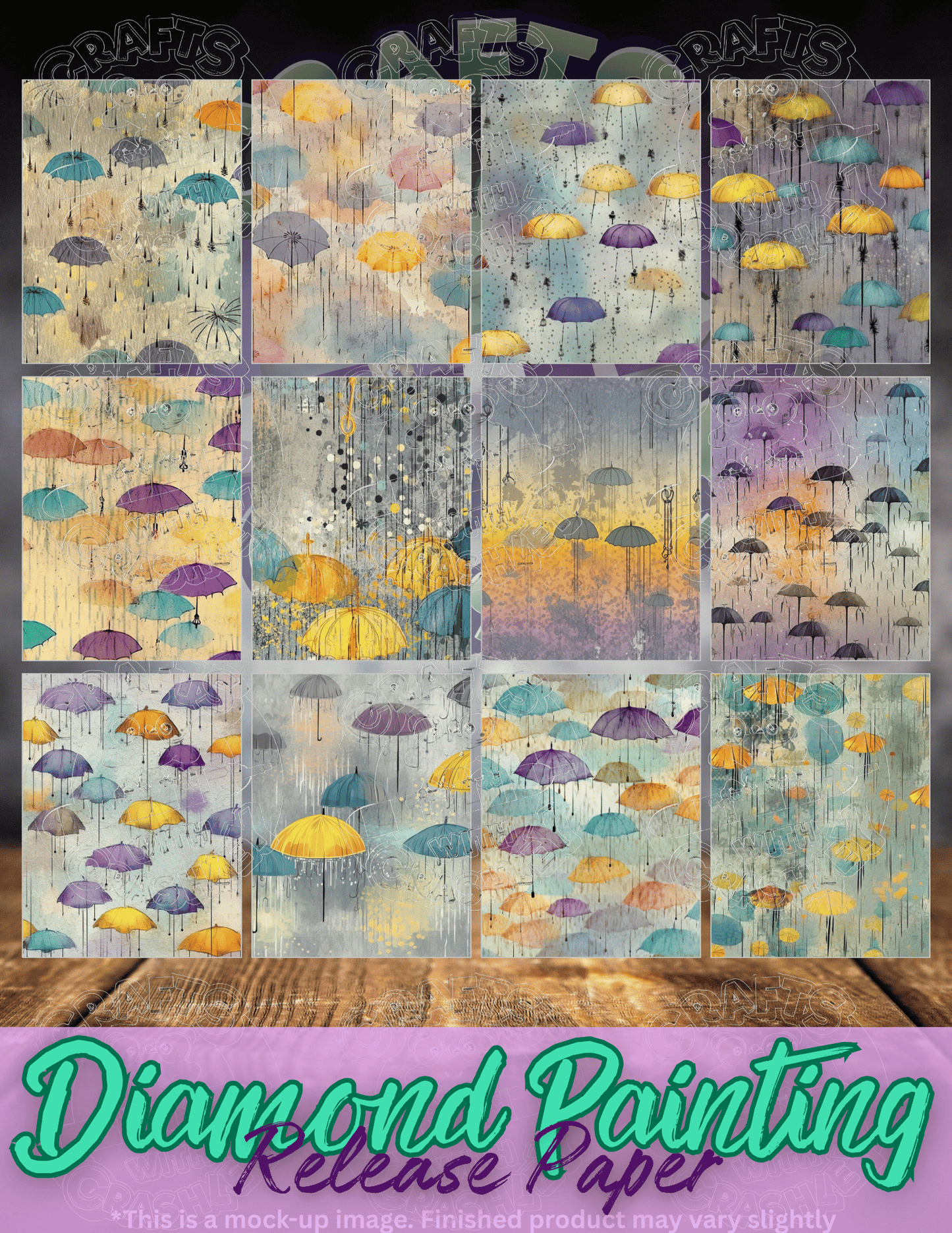 Rain and Radiance Combo Pack Premium Release Paper for Diamond Painting