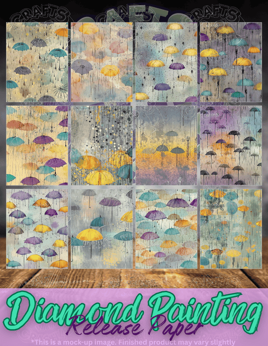 Rain and Radiance Combo Pack Premium Release Paper for Diamond Painting