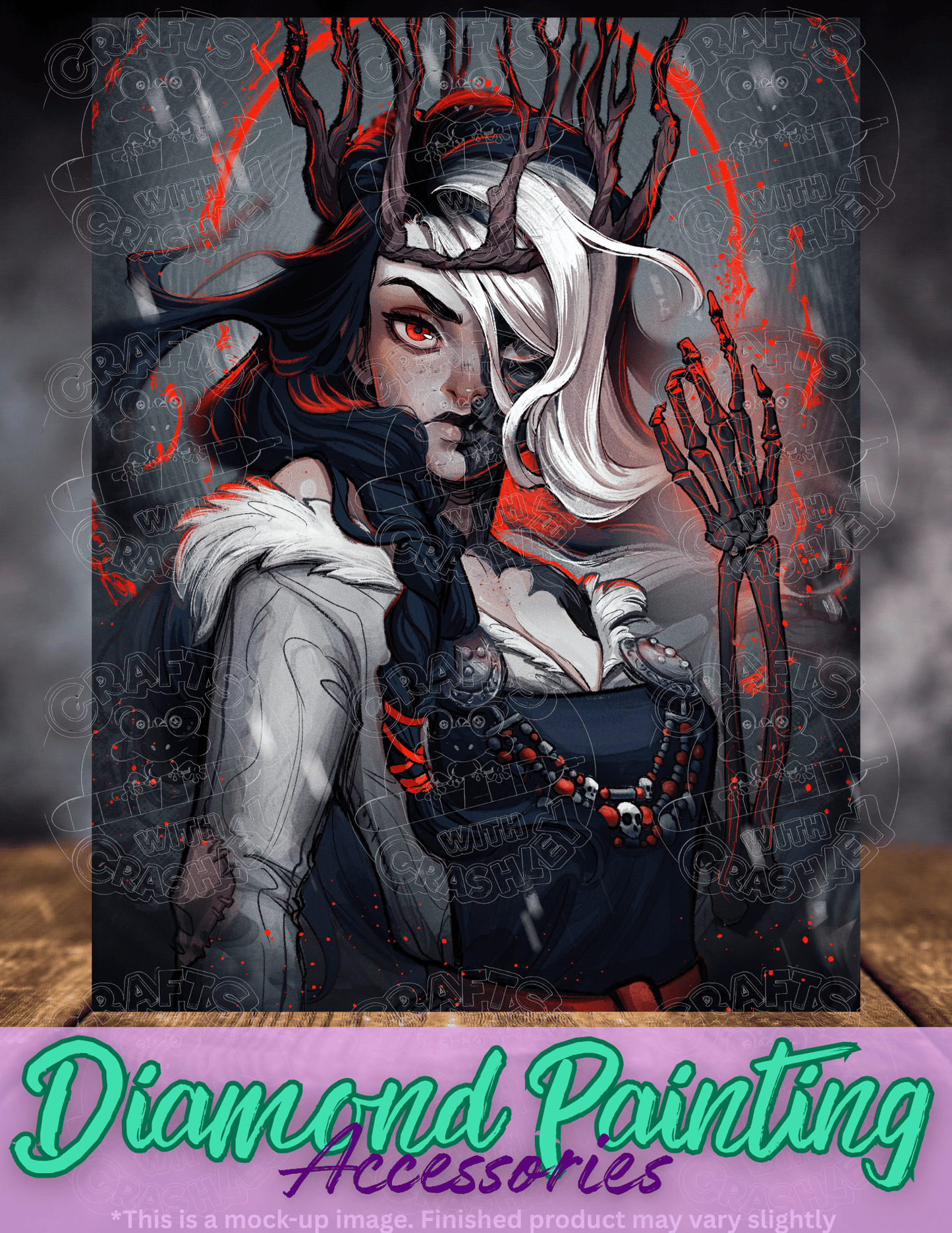 "Queen of Helheim" by ©ChrissaBug Premium Accessories for Diamond Painting