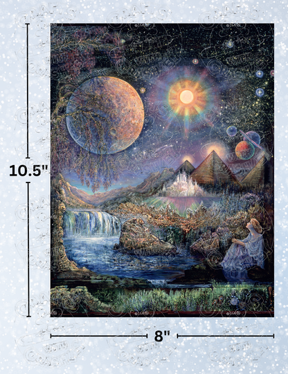 "Doorway to the Stars" by ©Josephine Wall Decorative Diamond Painting Release Papers