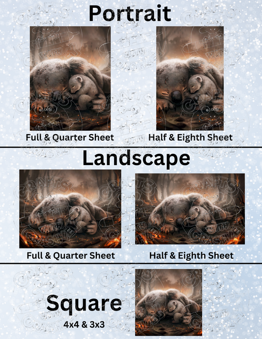 "A Mother's Love" by ©JoJoes Art Premium Decorative Release Papers for Diamond Painting