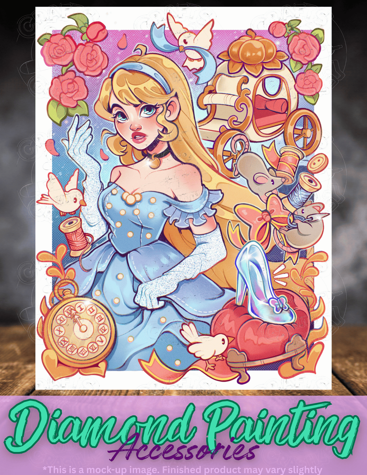 "Cinderella" by ©Mrs Butter D Premium Accessories for Diamond Painting