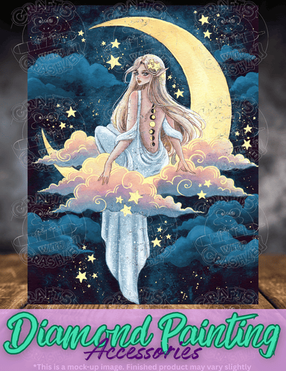 "Moonlight Nymph" by ©Aria Illustration Premium Accessories for Diamond Painting